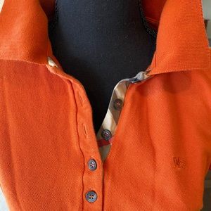 Orange Women’s Burberry Polo